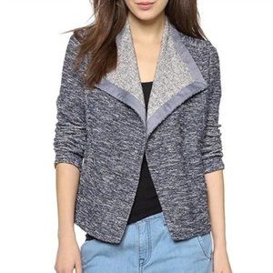 Vince Draped Open Tweed Jacket L